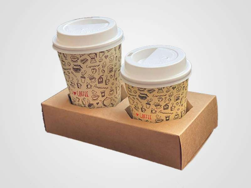 Tapa para vaso de Polipapel de 12 onzas